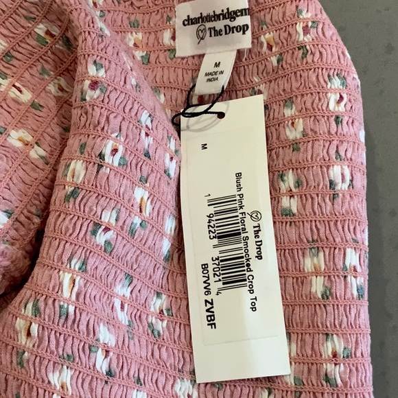 Charlotte Bridgeman The Drop Ruched Pink Top Size M. - Picture 3 of 3